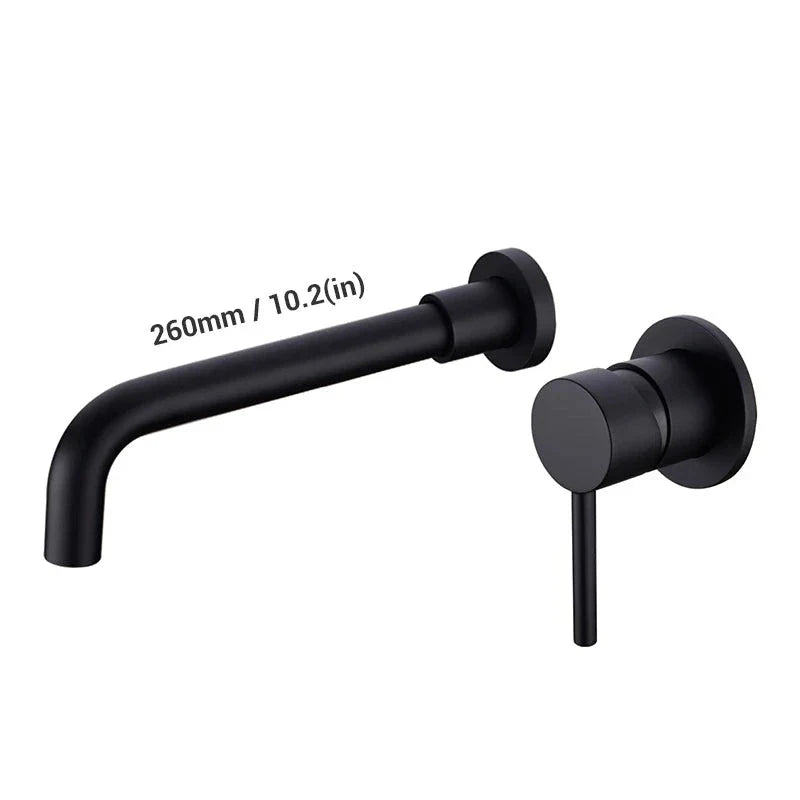 Robinet Mural Salle de Bain Laiton Design Élégant Durable – Solvane