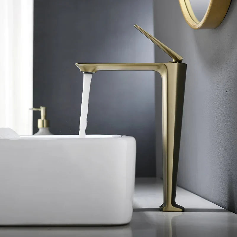 Robinet Vasque Bec Haut Design Moderne Élégance Épurée – Kaléo