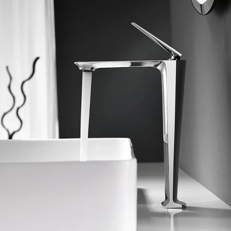 Robinet Vasque Bec Haut Design Moderne Élégance Épurée – Kaléo