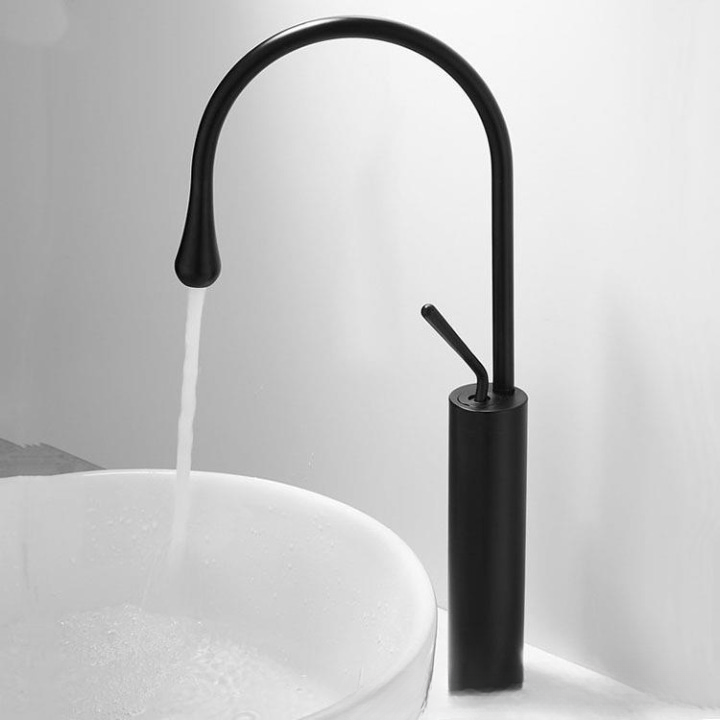 Robinet Salle de Bain Pivotant 360° Or ou Noir Deux Tailles – Solvane