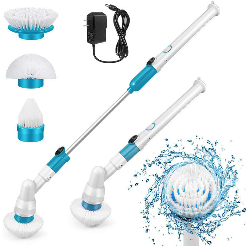 Brosse Électrique Télescopique 3 Têtes Atteint les Zones Hautes – Netova