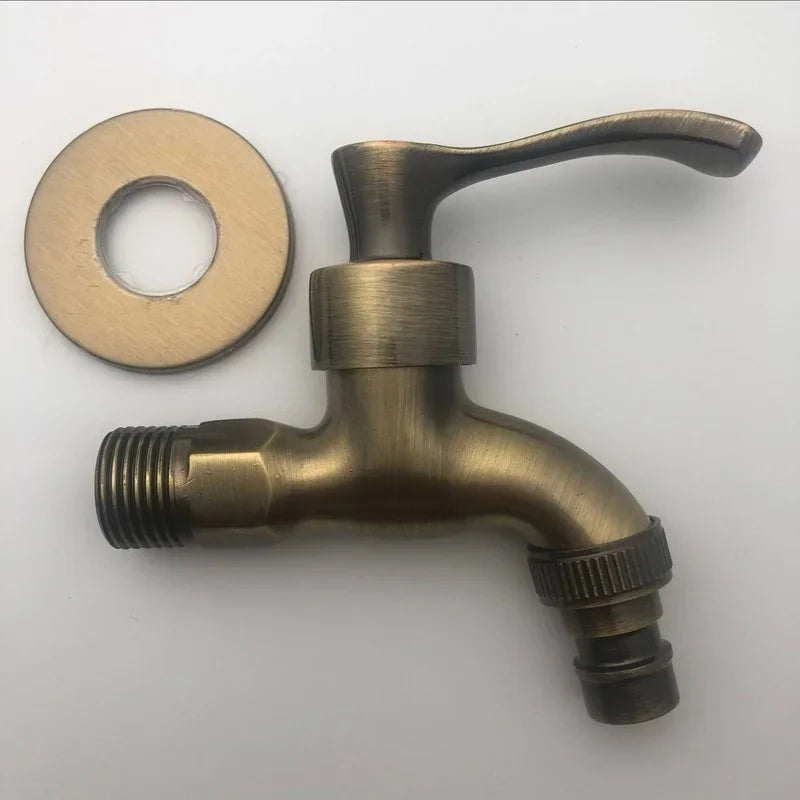 Robinet Extérieur Laiton Doré Minimaliste Jardin et Terrasse – Terravia