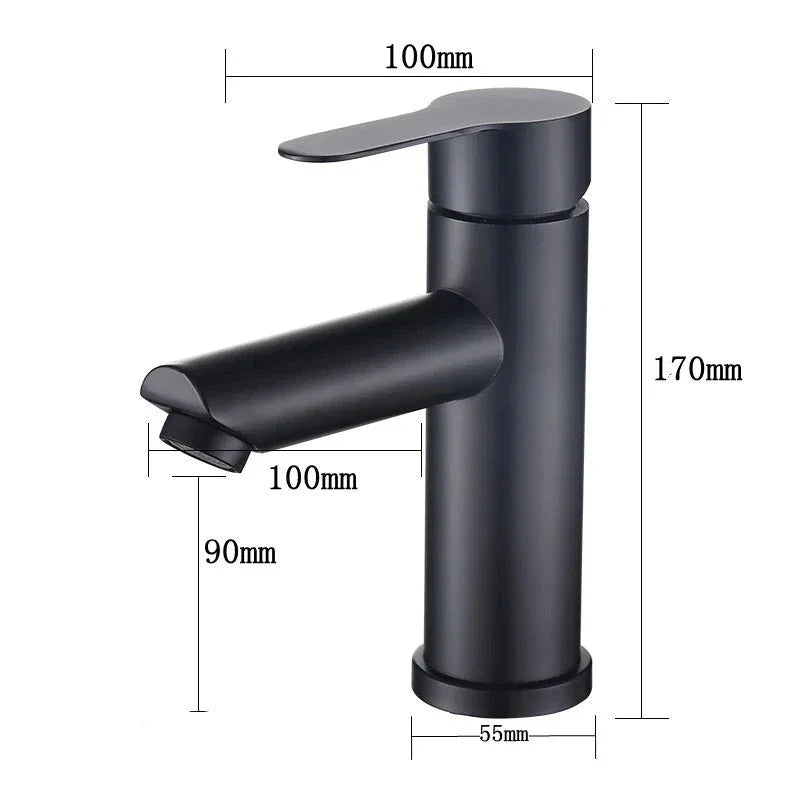 Mitigeur Lavabo Inox Design Moderne Élégant et Durable – Solvane