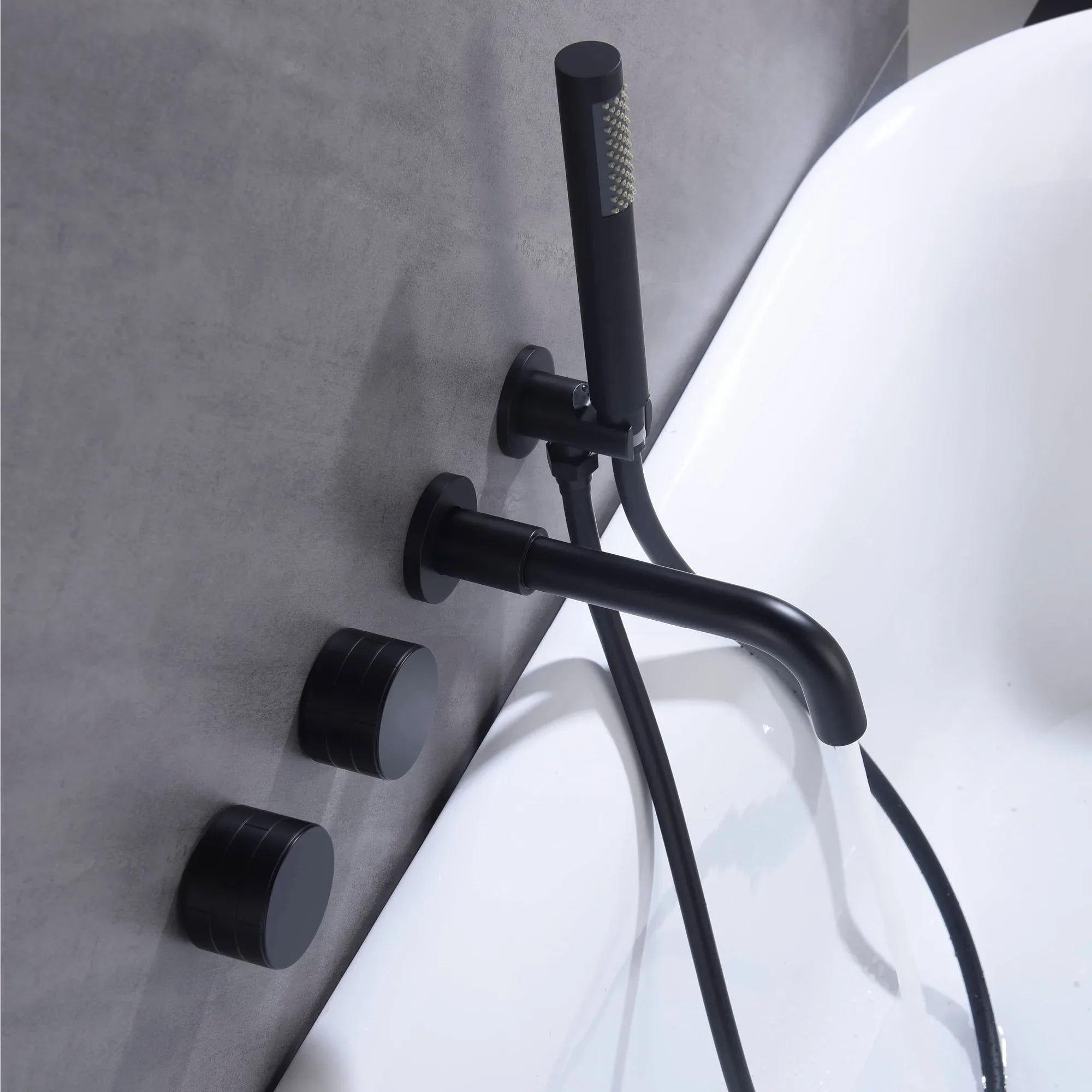 Robinet Baignoire Encastrable Design Minimaliste Mur Épuré – Vertane