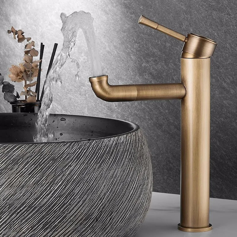 Robinet Vasque Doré Laiton Élégant et Durable – Kaléo