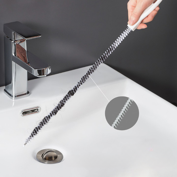 Brosse Canalisations Ultra-Flexible Lot de 2 + 1 Offert Débouche en Profondeur – Netova