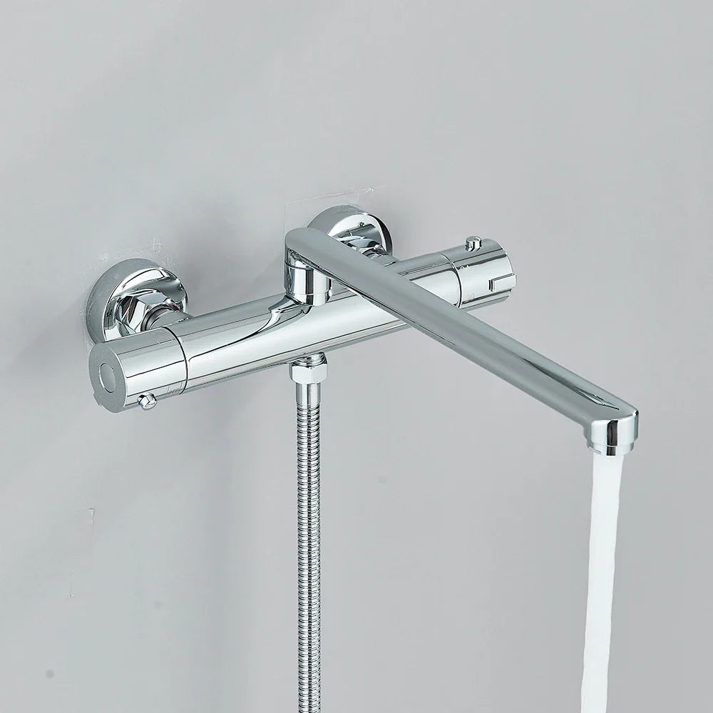 Robinet Thermostatique Douche 2 Voies Contrôle Précis et Sécurité – Thermya