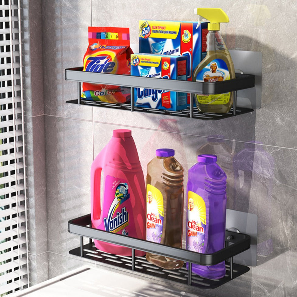 Étagère Murale Salle de Bain Installation Facile Sans Perçage – Rekta