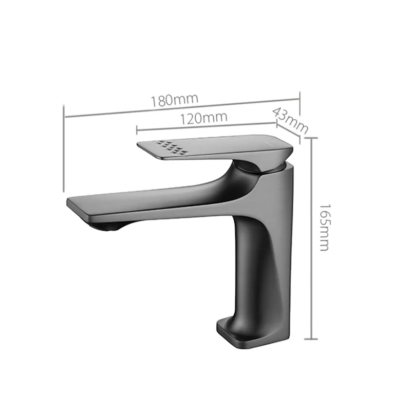Robinet Lavabo Inox Design Contemporain Durable Salle de Bain – Solvane