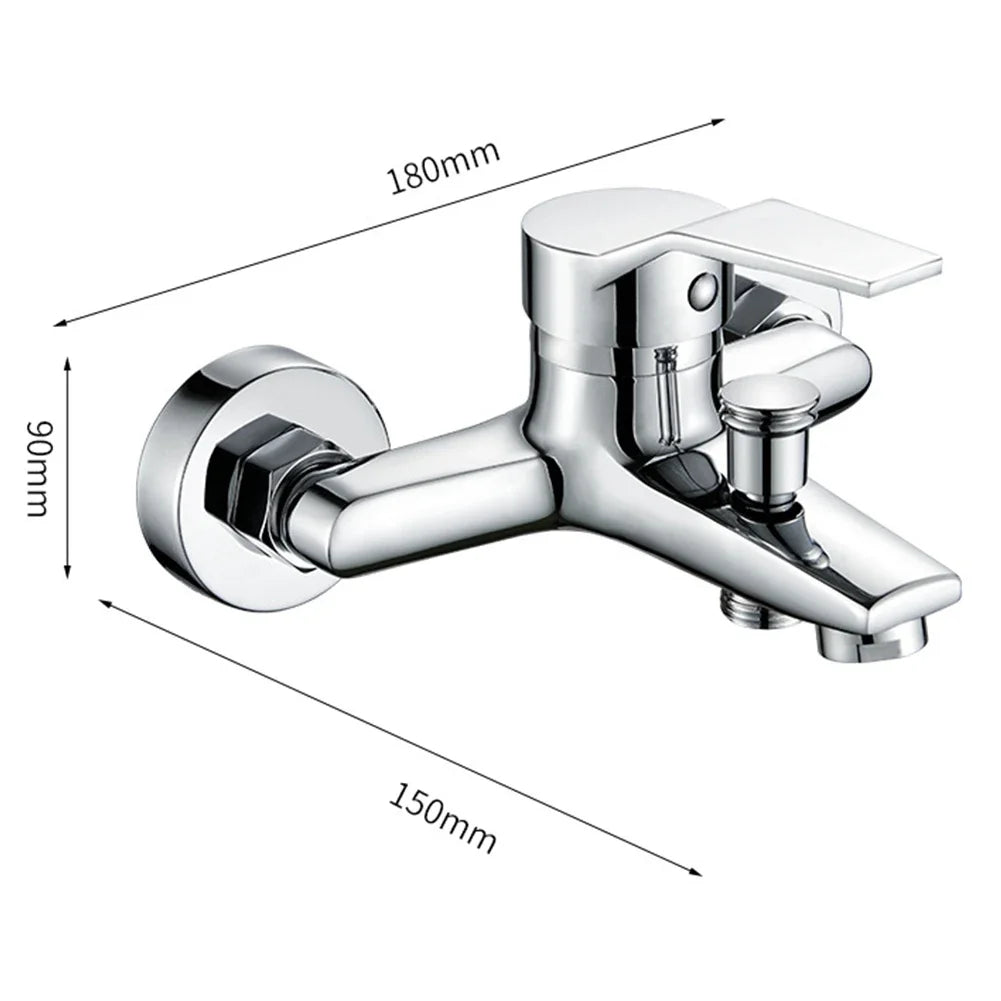 Mitigeur Baignoire 2 Voies Alliage Zinc Robuste et Élégant – Vertane