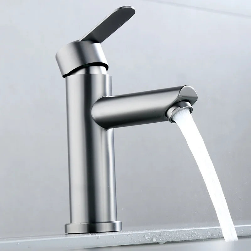 Mitigeur Lavabo Inox Design Moderne Élégant et Durable – Solvane