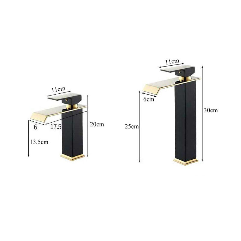 Robinet Vasque Bec Haut Cubique Moderne Ligne Géométrique – Kaléo