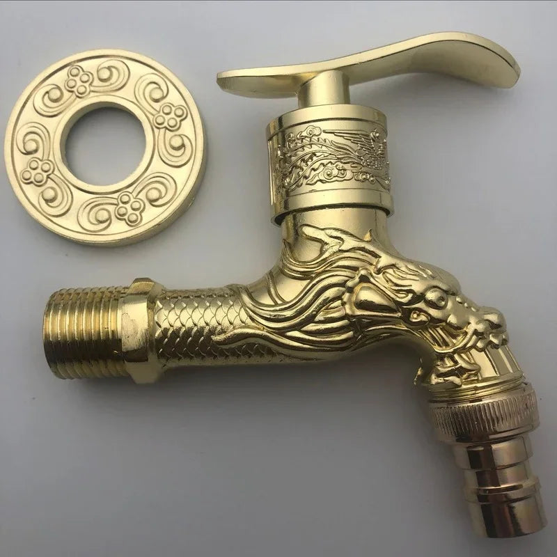 Robinet Extérieur Décoratif Laiton Vintage Charme Authentique – Terravia