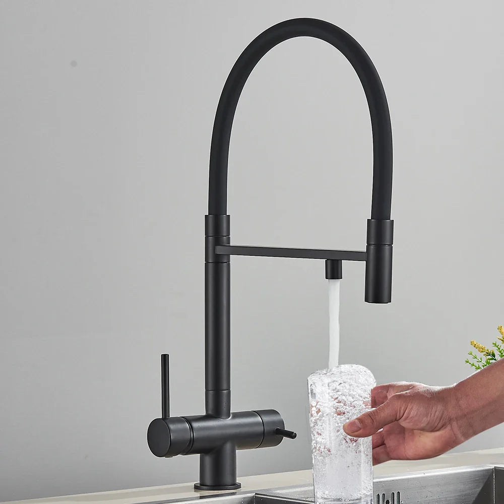Mitigeur Cuisine 3 Voies Flexible Économie d'Eau Design Moderne – Cuvéa