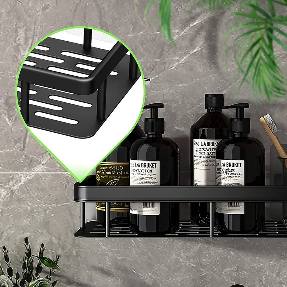 Étagère Murale Salle de Bain Installation Facile Sans Perçage – Rekta