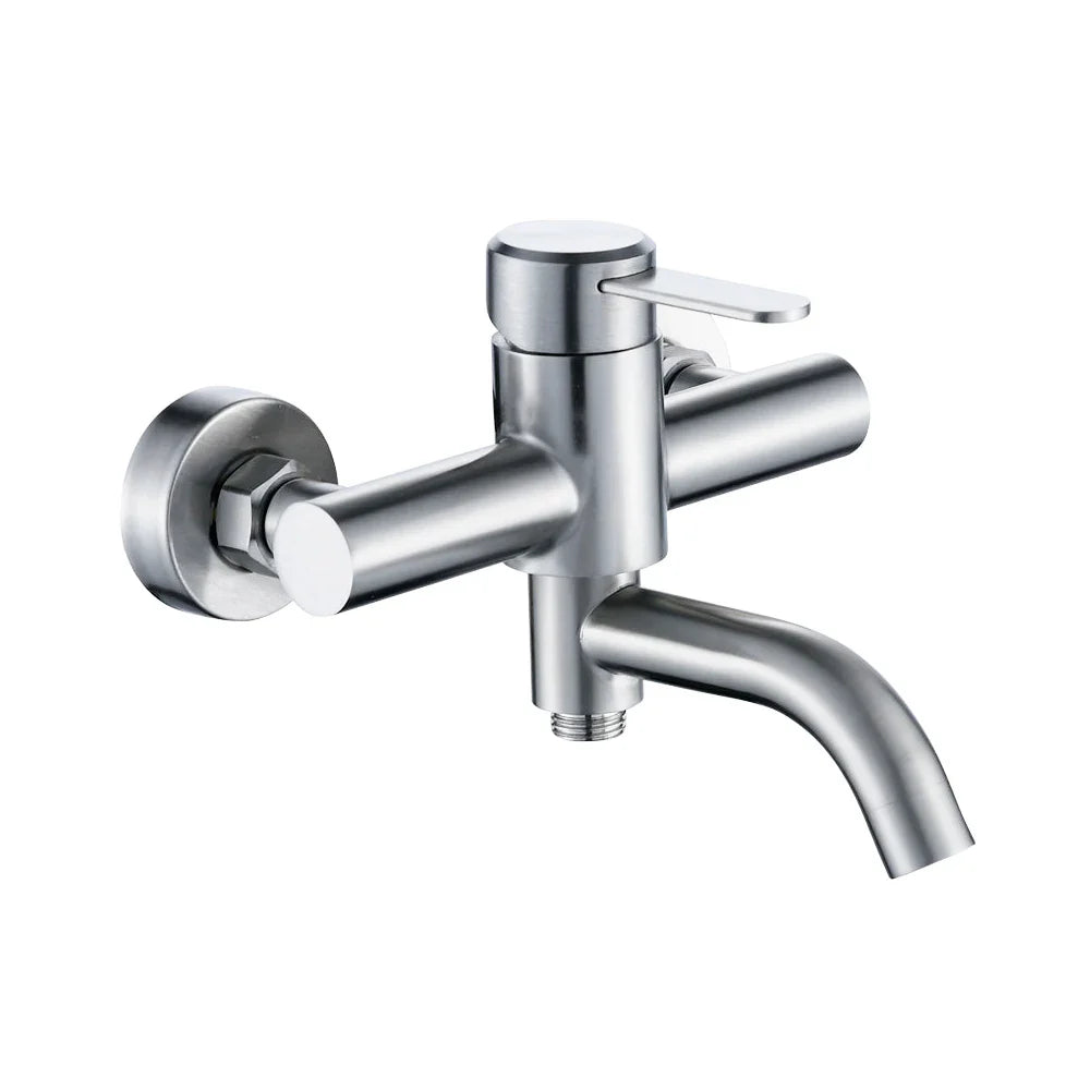 Mitigeur Douche Double Sortie Inox Anti-Corrosion Durable – Zeltha