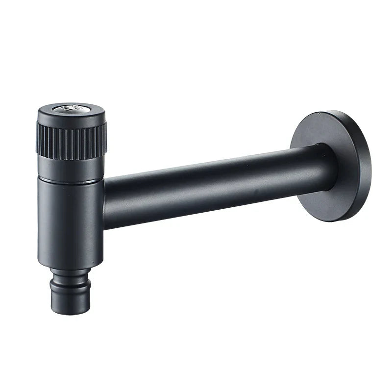 Robinet Extérieur avec Platine Noir Durable Design Moderne Jardin – Terravia