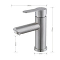 Mitigeur Lavabo Inox Design Moderne Élégant et Durable – Solvane