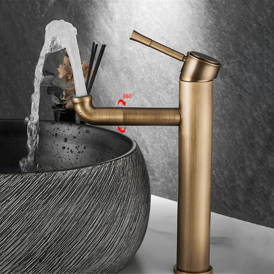 Robinet Vasque Doré Laiton Élégant et Durable – Kaléo