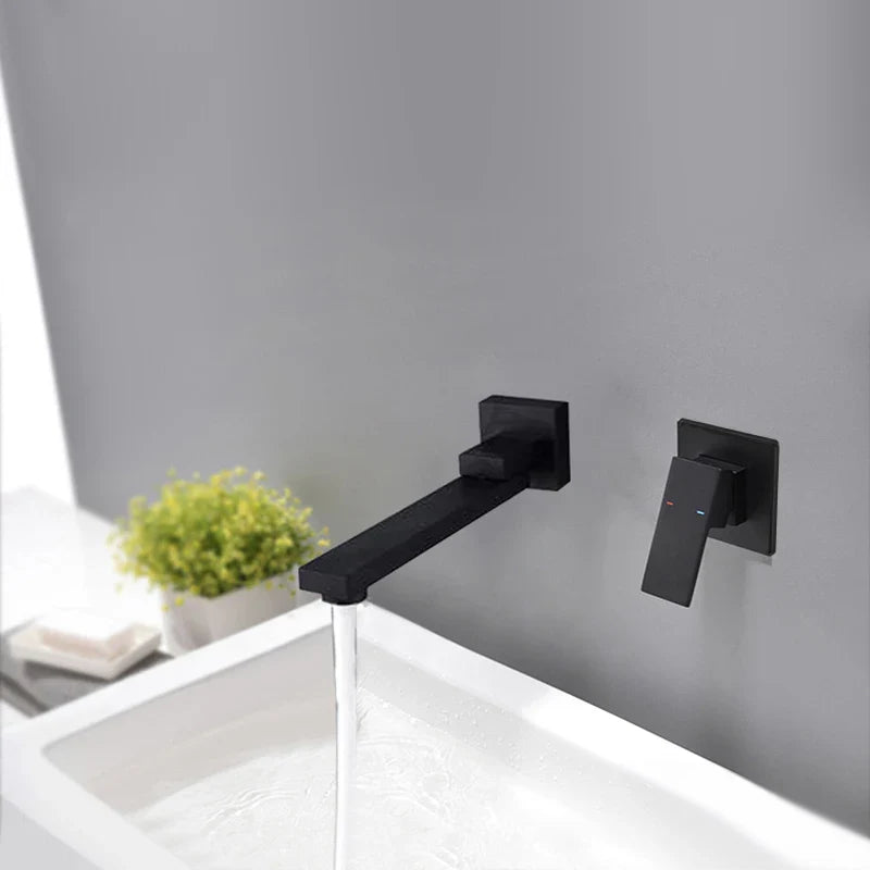 Mitigeur Lavabo Mural Vasque Dégagée Nettoyage Simplifié – Solvane