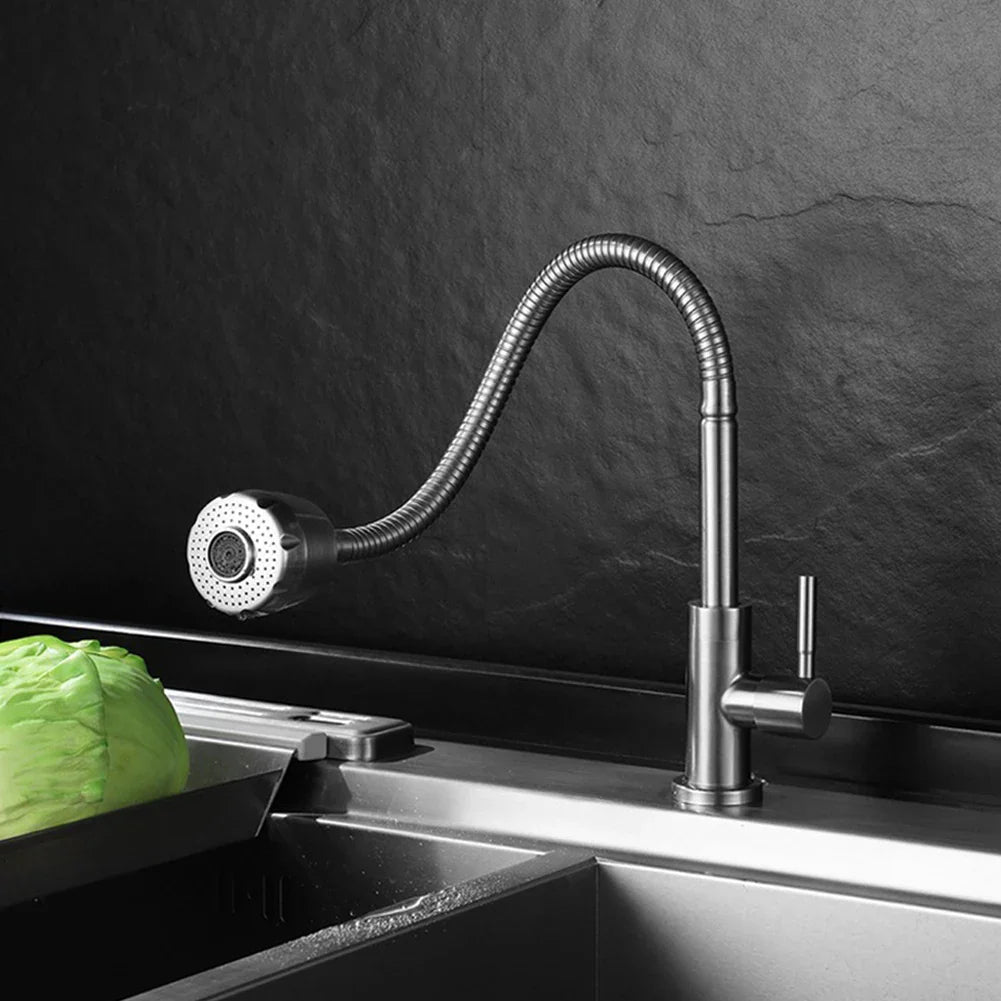 Robinet Flexible Cuisine Inox Eau Pure Directement au Robinet – Cuvéa