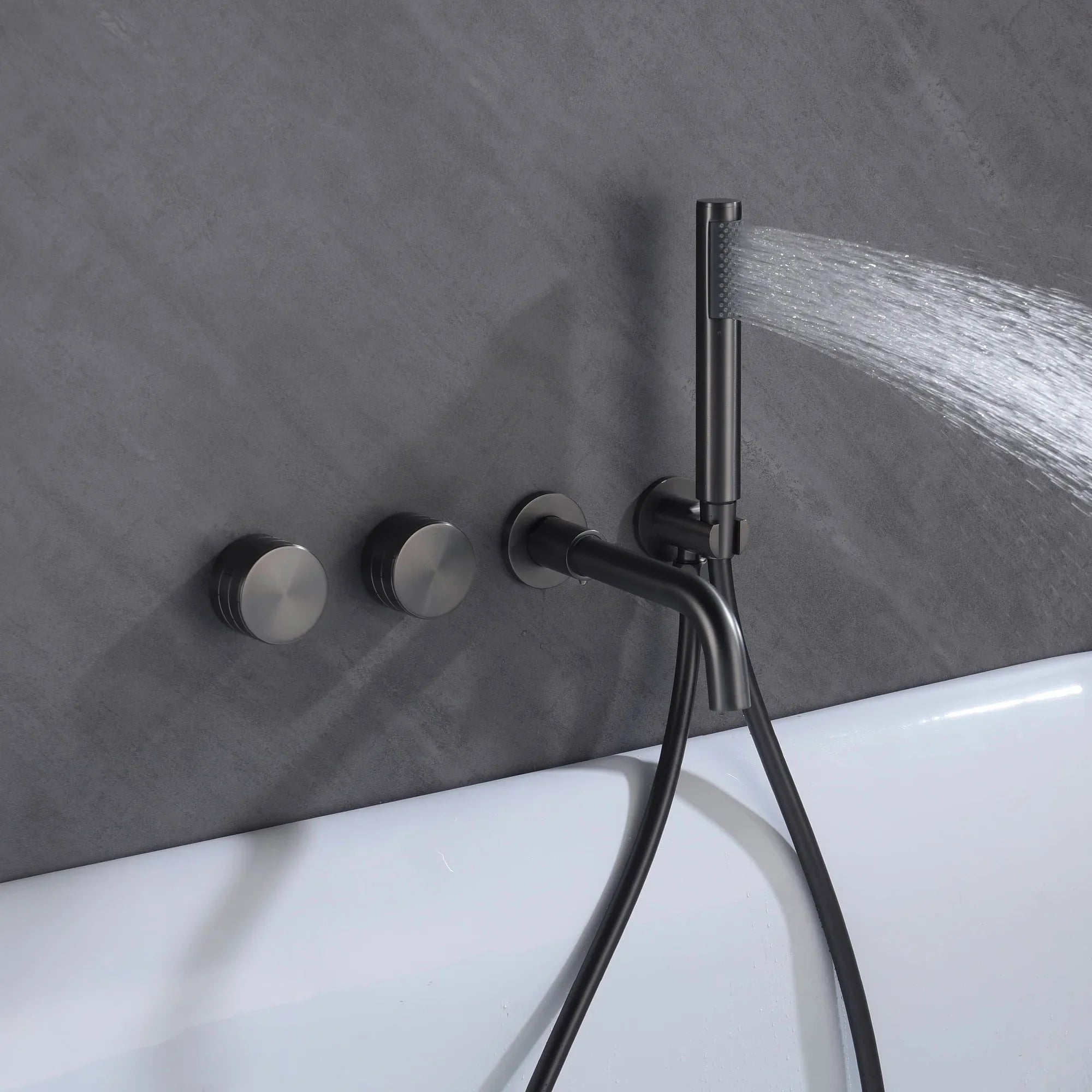 Robinet Baignoire Encastrable Design Minimaliste Mur Épuré – Vertane