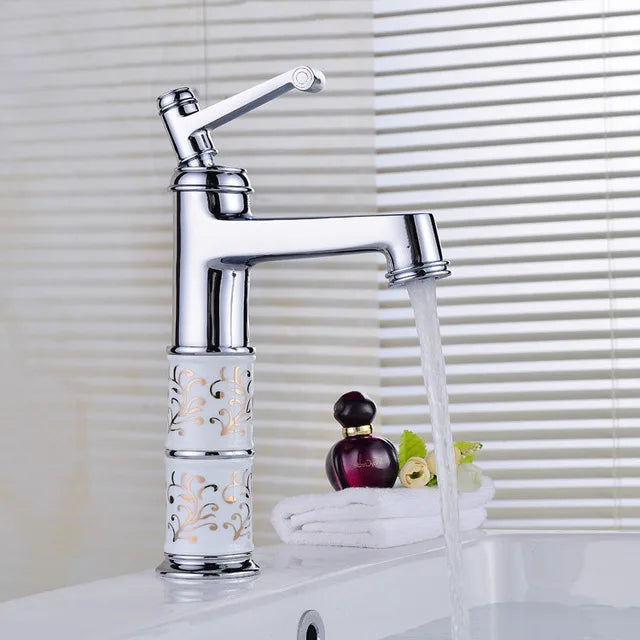 Robinet Vasque Rétro Design Vintage Finition Chrome Brillant – Kaléo