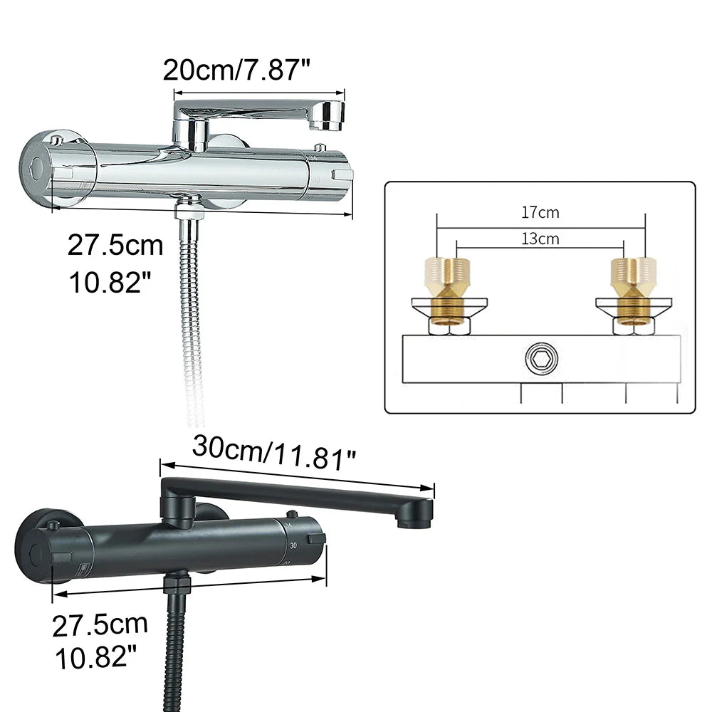 Robinet Thermostatique Douche 2 Voies Contrôle Précis et Sécurité – Thermya