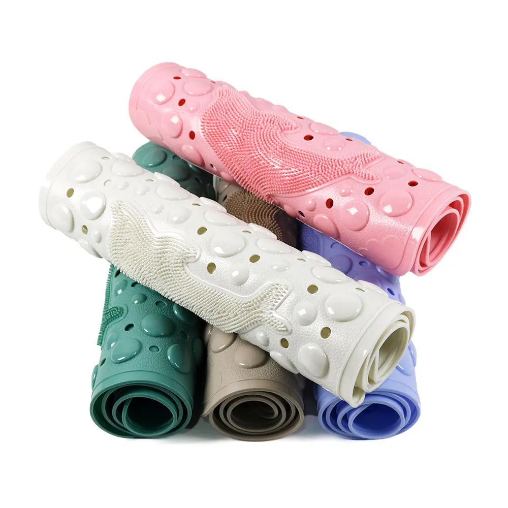 Grand Tapis de Bain Antidérapant à Ventouses Douche Sécurisée – Netova