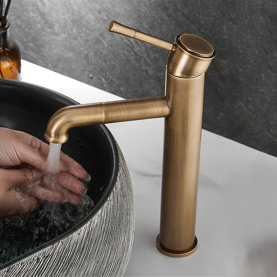 Robinet Vasque Doré Laiton Élégant et Durable – Kaléo