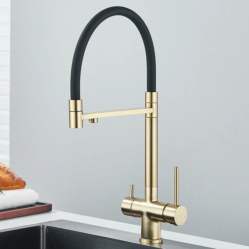 Mitigeur Cuisine 3 Voies Flexible Économie d'Eau Design Moderne – Cuvéa
