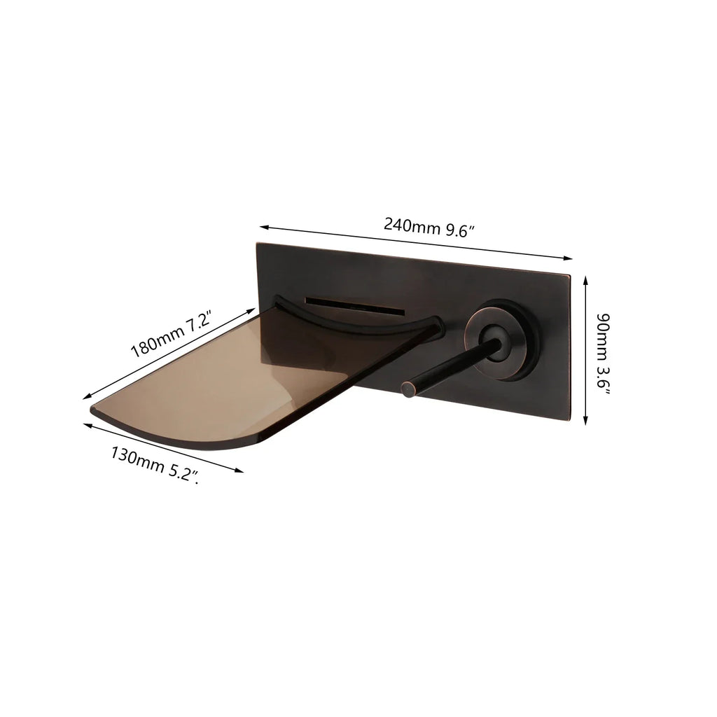 Mitigeur Encastré Effet Fontaine Design Moderne Mur Épuré – Solvane