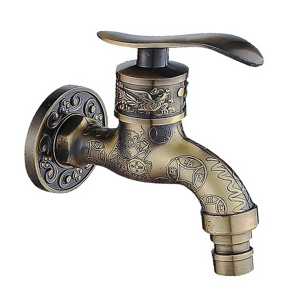 Robinet Extérieur Décoratif Laiton Vintage Charme Authentique – Terravia