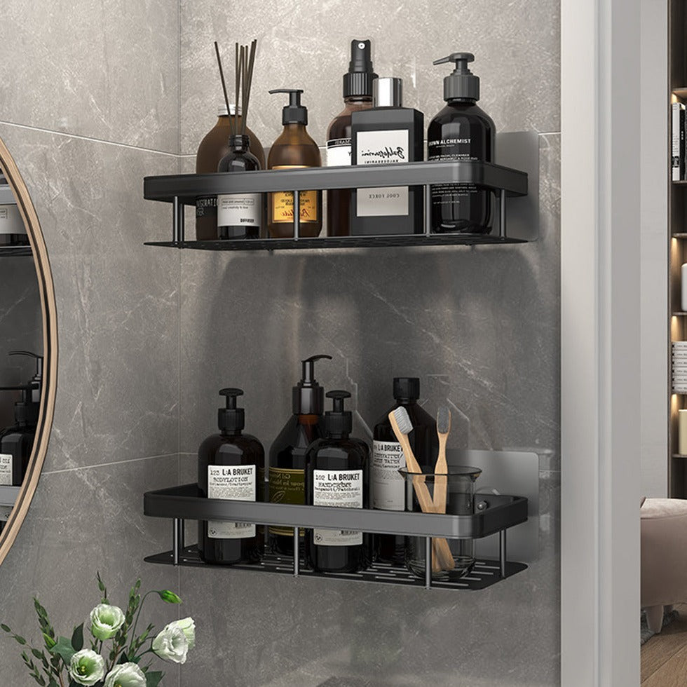 Étagère Murale Salle de Bain Installation Facile Sans Perçage – Rekta