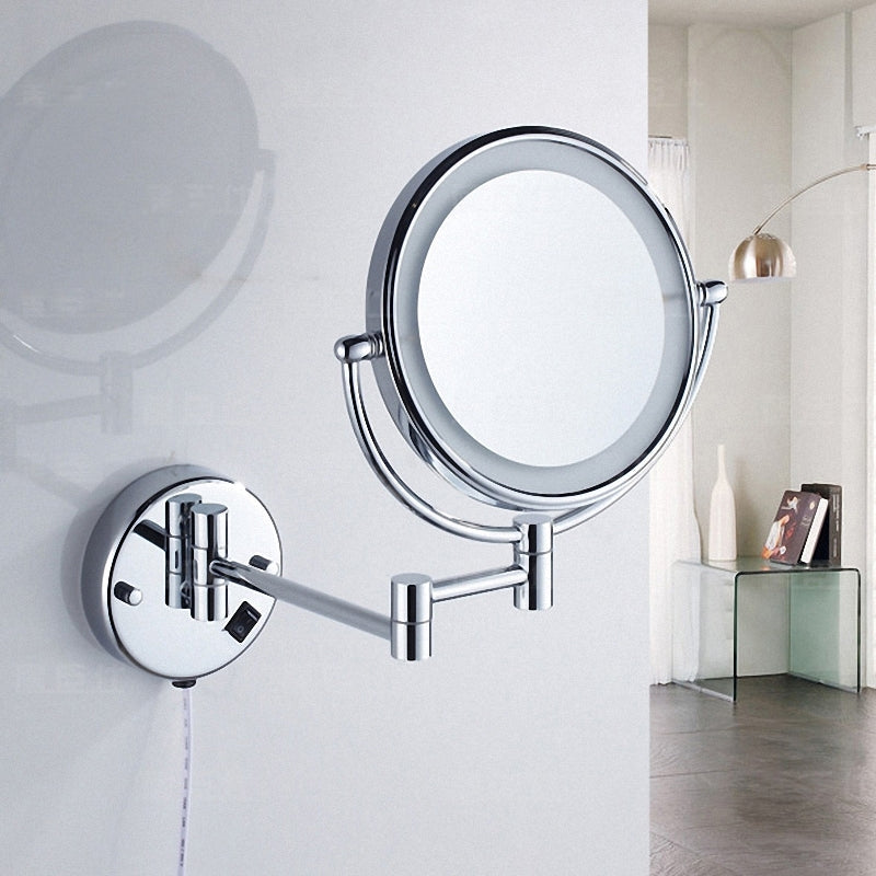 Miroir LED Double Face Grossissement 5x Maquillage Précis – Rekta