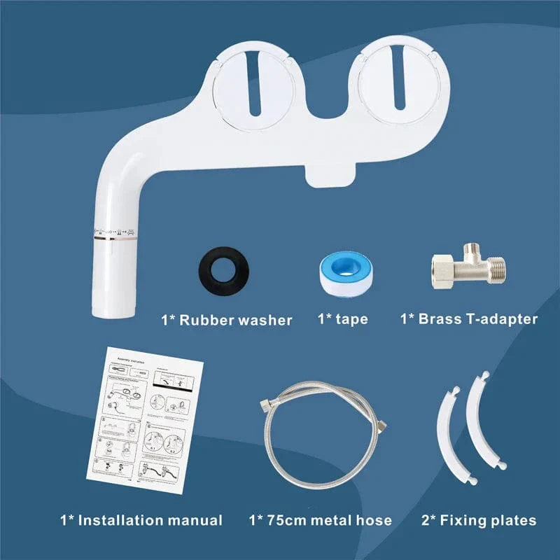 Abattant WC Japonais Lavant Sans Électricité Ultra-Fin Pose Rapide – Nihona