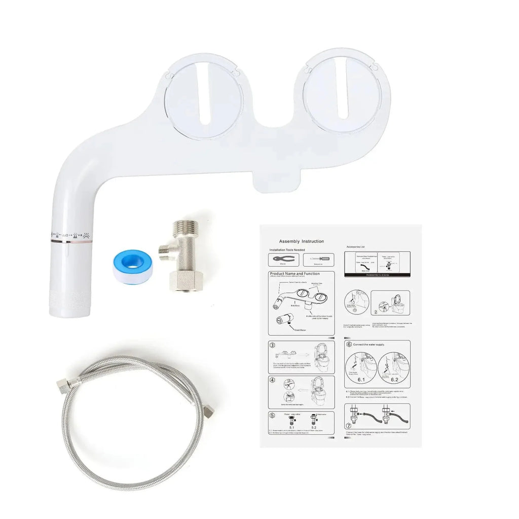Abattant WC Japonais Lavant Sans Électricité Ultra-Fin Pose Rapide – Nihona