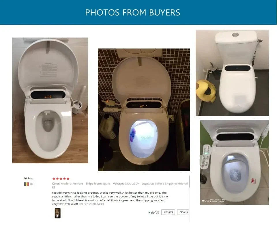 Abattant WC Japonais Électrique Télécommande Siège Chauffé – Kaïro