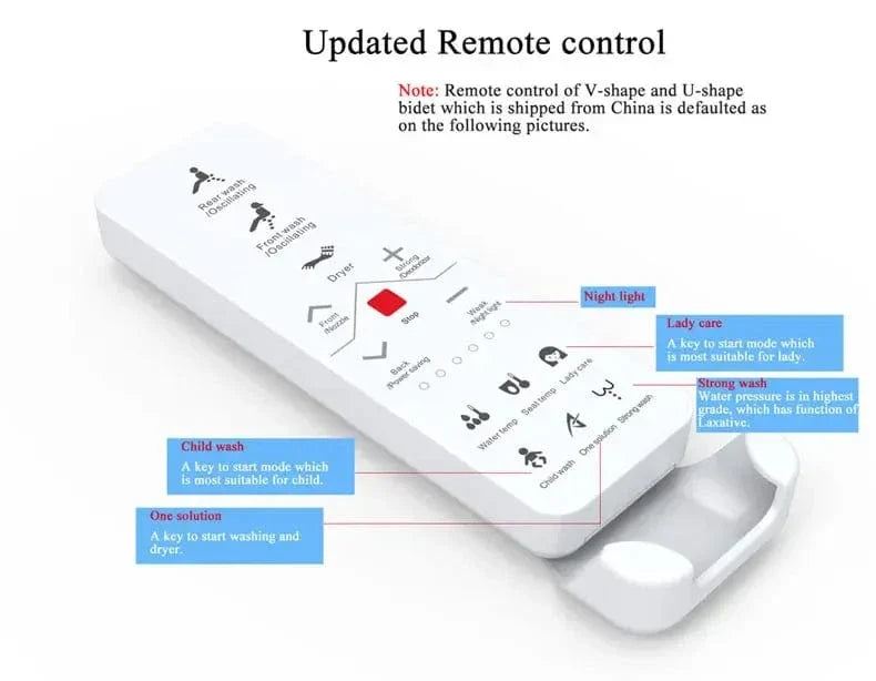 Abattant WC Japonais Électrique Télécommande Siège Chauffé – Kaïro