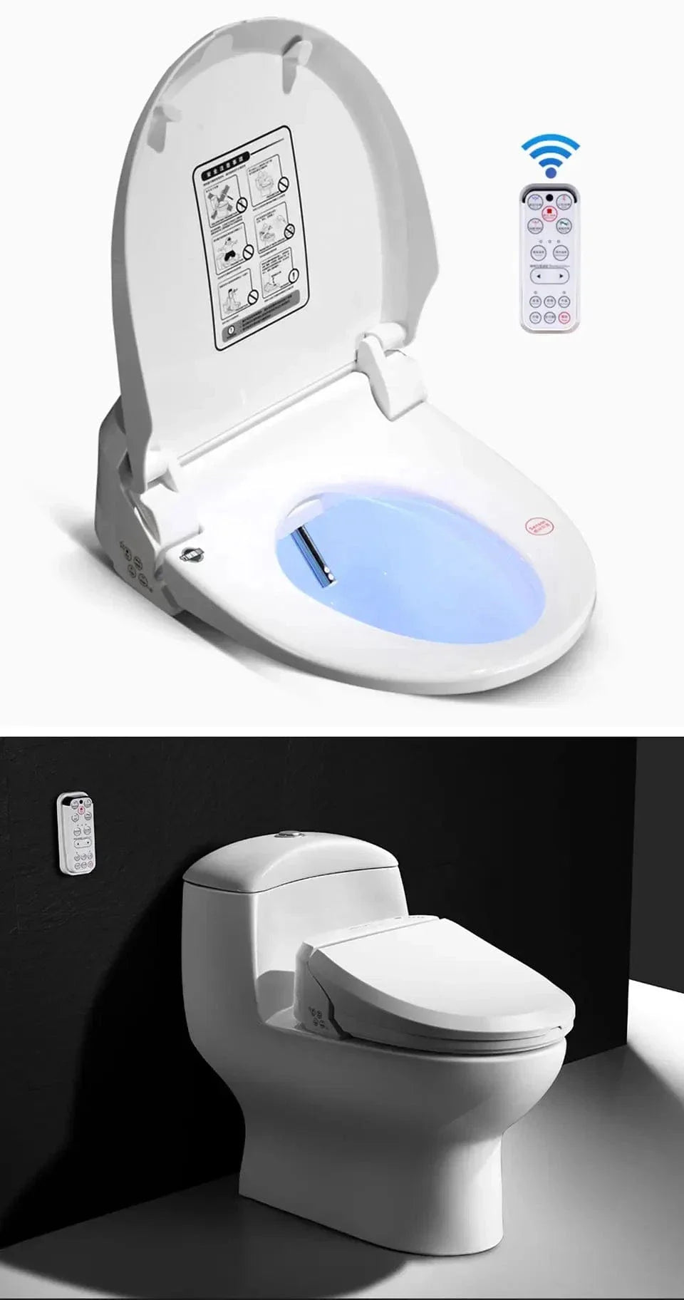 Abattant WC Japonais Électrique Télécommande Siège Chauffé – Kaïro