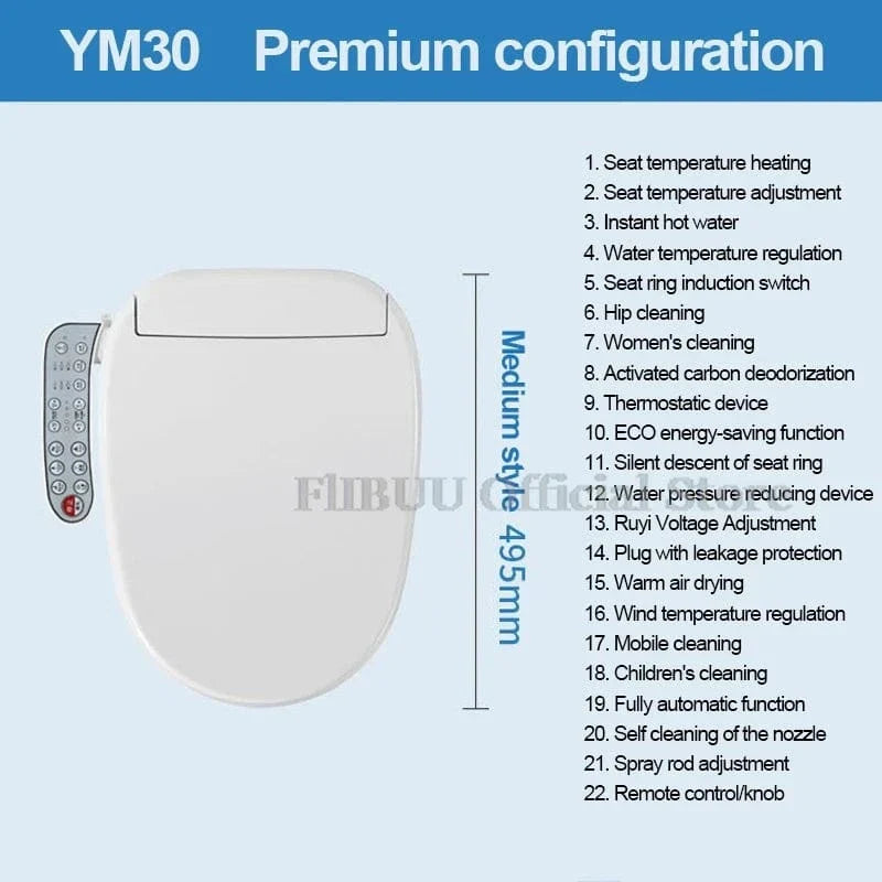 Abattant WC Japonais Chauffant Séchage Air Chaud Sans Papier – Kaïro