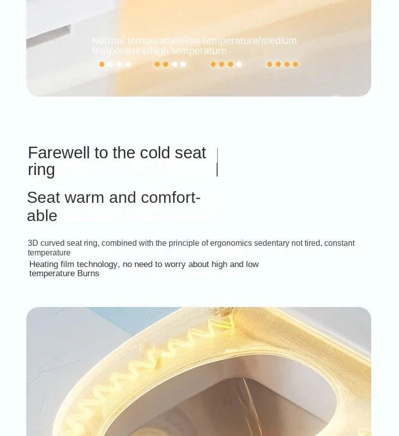 Abattant WC Japonais Chauffant Buse Autonettoyante Confort Continu – Kaïro