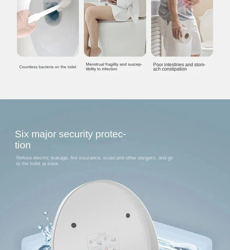 Abattant WC Japonais Chauffant Buse Autonettoyante Confort Continu – Kaïro
