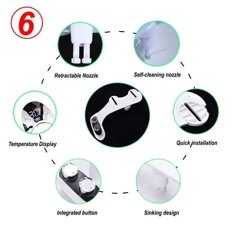 Adaptateur WC Japonais Universel Filetage 1/2 Pouce Montage Sans Outil – Nihona