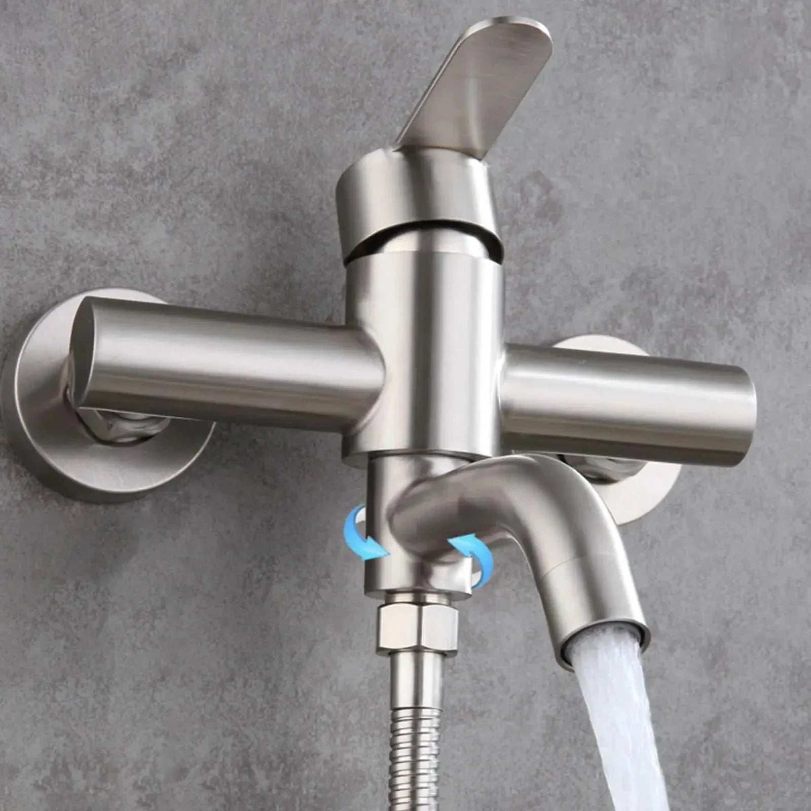 Mitigeur Baignoire Inox Entraxe 150 mm Pose Ajustable 130-170 mm – Vertane