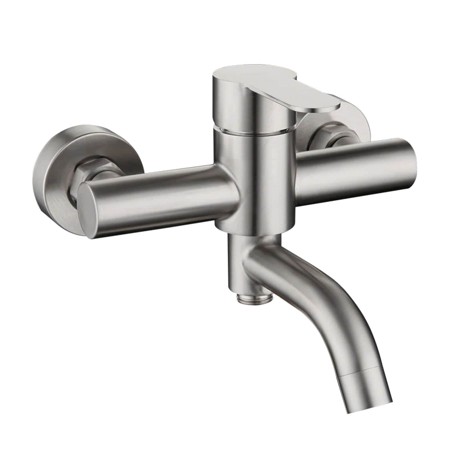 Mitigeur Baignoire Inox Entraxe 150 mm Pose Ajustable 130-170 mm – Vertane