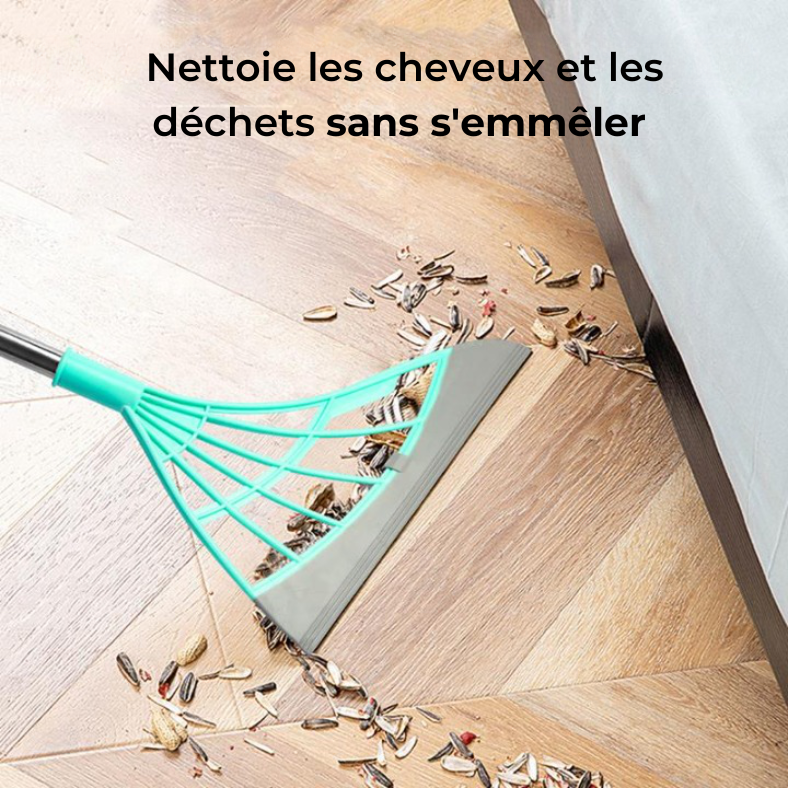 Balai Raclette Silicone Sols et Fenêtres Manche Ergonomique – Netova