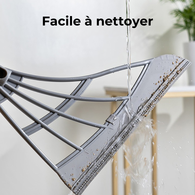 Balai Raclette Silicone Sols et Fenêtres Manche Ergonomique – Netova