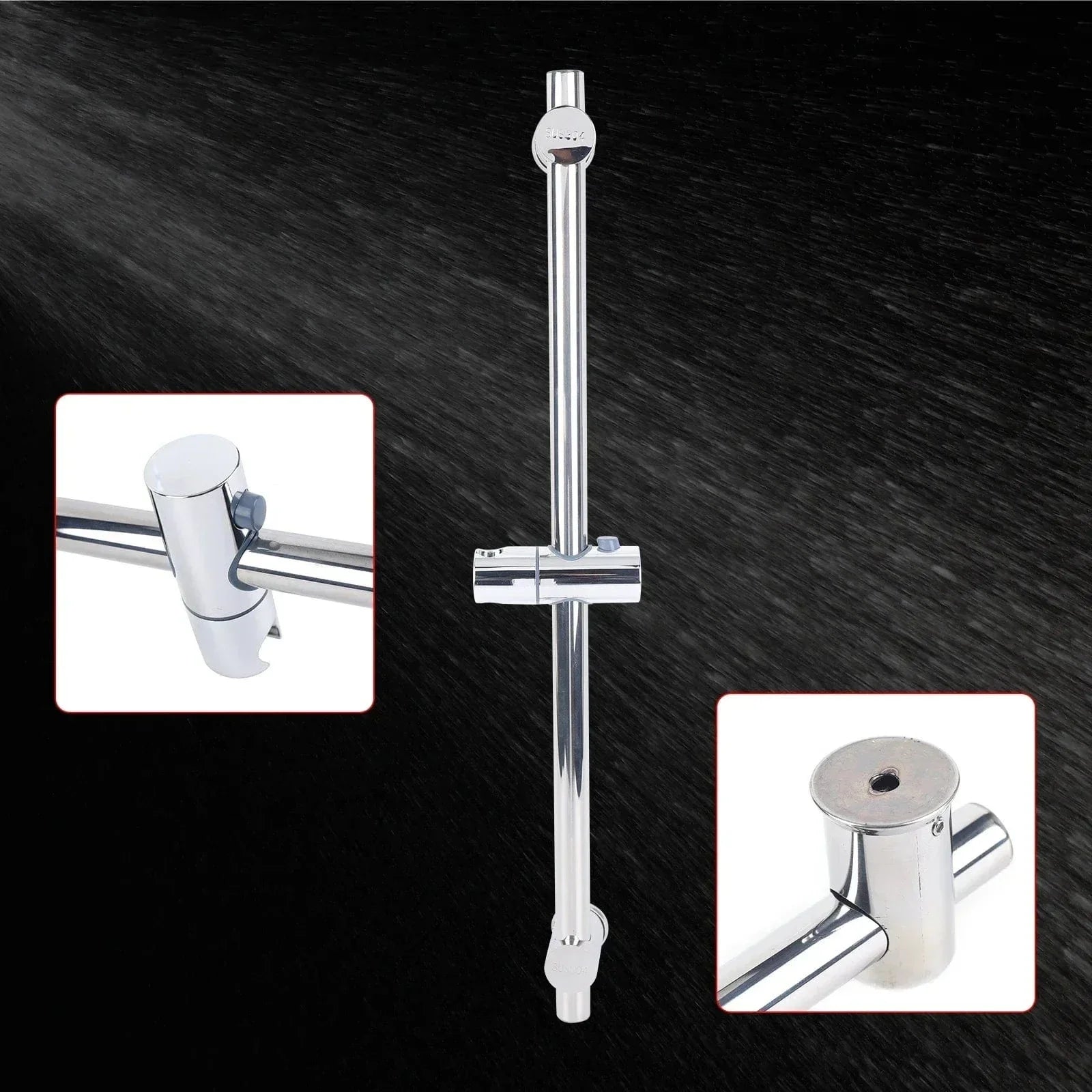 Barre de Douche Inox Hauteur Réglable Anti-Corrosion – Spalys