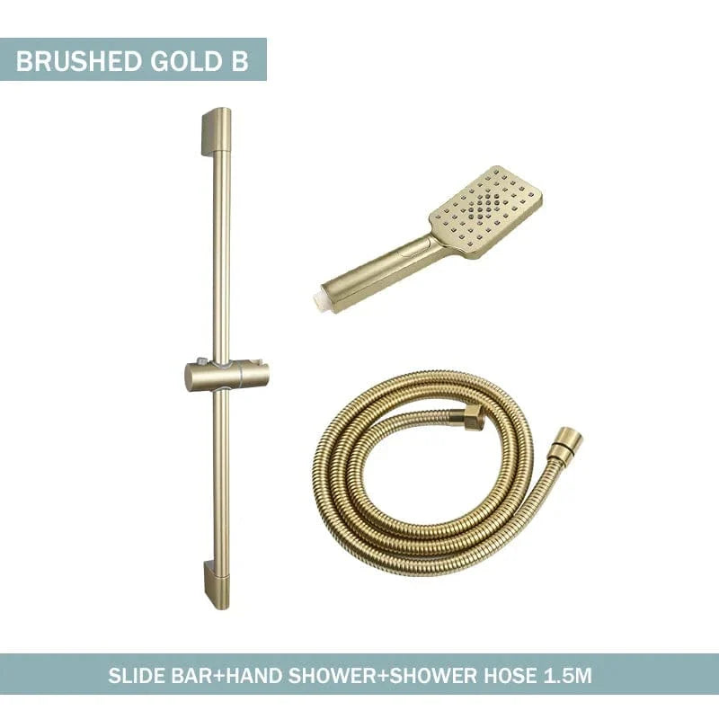 Barre de Douche Réglable Effet Quartz Fixation Ultra Solide – Spalys